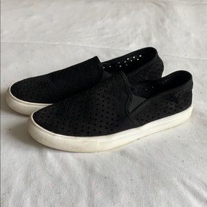 Black Steve Madden Slip On Sneakers